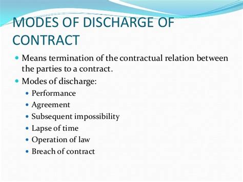 Discharge statement